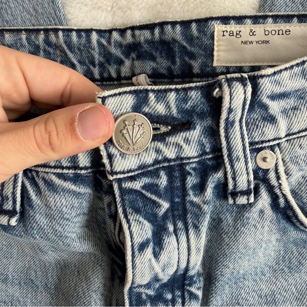 Rag and Bone Alex High-Rise Ankle Straight-Leg Jeans Size 26 - Picture 9 of 13